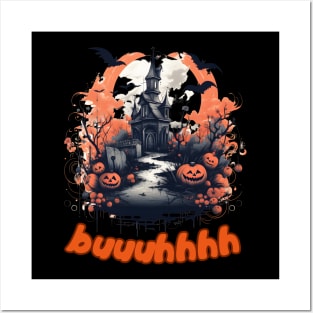 Buuhhhh-Halloween Haunt Posters and Art